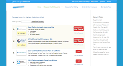 Desktop Screenshot of healthinsuranceforsenior.com