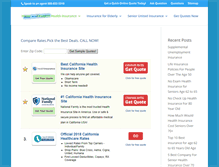 Tablet Screenshot of healthinsuranceforsenior.com